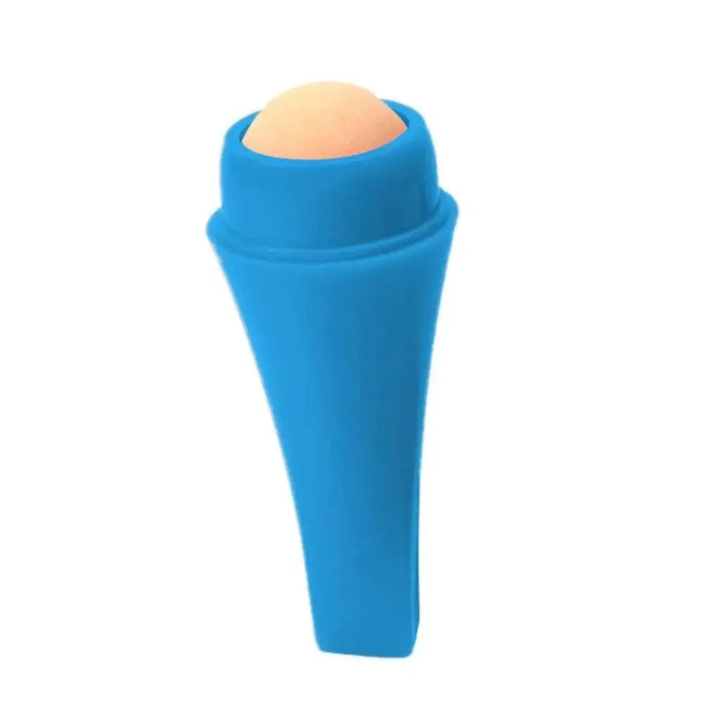 Natural Reusable Oil Resistant Facial Tool Roller Oil Control Rolling Stone Women Makeup Face Skin Care Tool Facial Cleaning Oil Absorption Roller On Ball Suitable for Traveling At Home Or Going Conduct For Facial Massage Stevvex