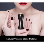 Natural Reusable Oil Resistant Facial Tool Roller Oil Control Rolling Stone Women Makeup Face Skin Care Tool Facial Cleaning Oil Absorption Roller On Ball Suitable for Traveling At Home Or Going Conduct For Facial Massage Stevvex