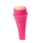 Natural Reusable Oil Resistant Facial Tool Roller Oil Control Rolling Stone Women Makeup Face Skin Care Tool Facial Cleaning Oil Absorption Roller On Ball Suitable for Traveling At Home Or Going Conduct For Facial Massage Stevvex