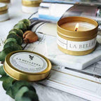 Natural Soy Wax Scented Tin Candle Aromatherapy Candles Scented Candles Gift Set for Women Soy Candle Portable Travel Tin Candles For Stress Relief Wedding Gift Festival Party Home Decoration Scented Soy Candles Stevvex