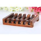 Natural Wooden Soap Dish Wood Soap Tray Holder Storage Soap Rack Plate Box Container For Bath Shower Plate Bathroom Wooden Soap Dish Soap Saver Holder Soap Tray for Bathroom Shower Rectangular Sink Drainer Hand Craft for Soap Sponges And More Stevvex