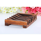 Natural Wooden Soap Dish Wood Soap Tray Holder Storage Soap Rack Plate Box Container For Bath Shower Plate Bathroom Wooden Soap Dish Soap Saver Holder Soap Tray for Bathroom Shower Rectangular Sink Drainer Hand Craft for Soap Sponges And More Stevvex