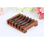 Natural Wooden Soap Dish Wood Soap Tray Holder Storage Soap Rack Plate Box Container For Bath Shower Plate Bathroom Wooden Soap Dish Soap Saver Holder Soap Tray for Bathroom Shower Rectangular Sink Drainer Hand Craft for Soap Sponges And More Stevvex