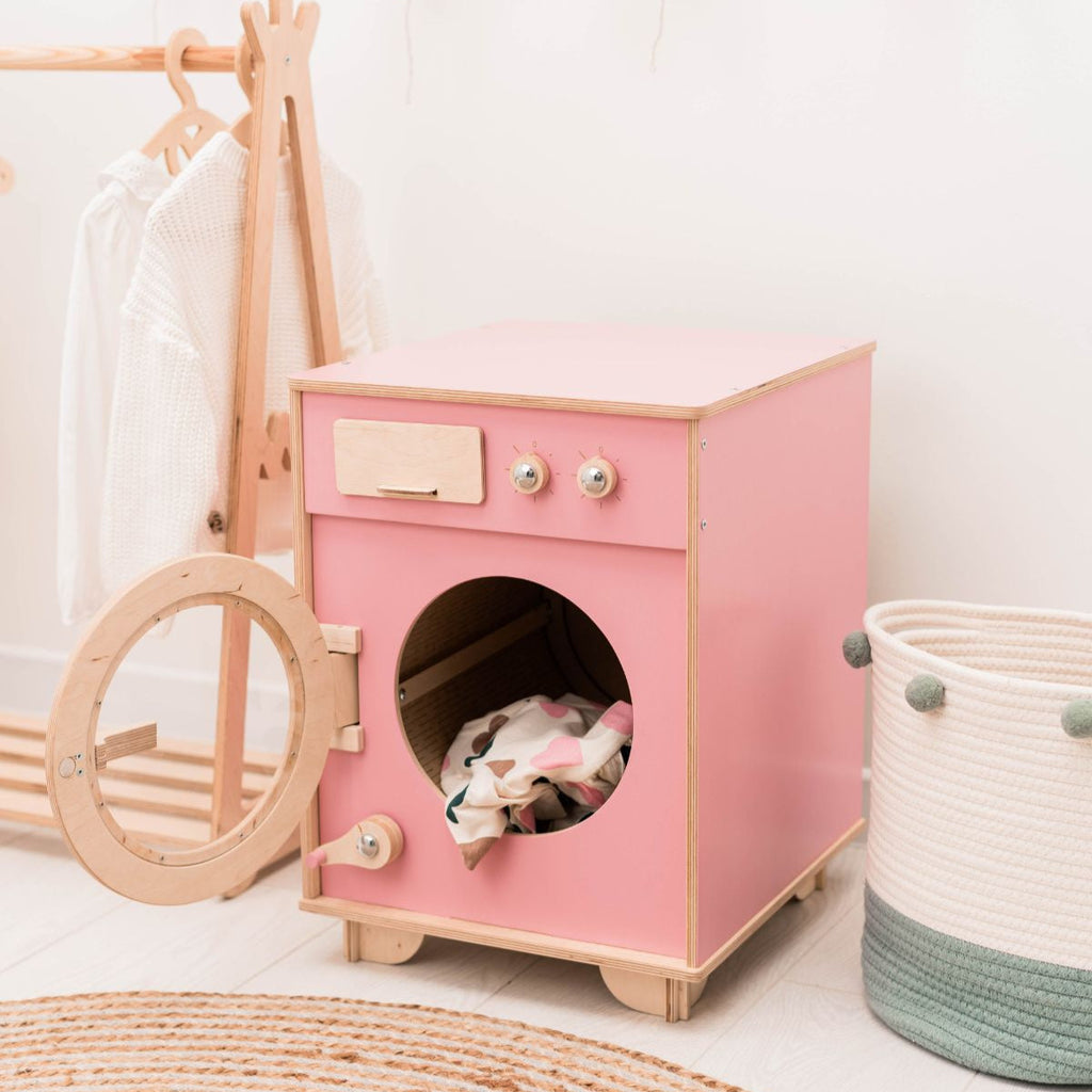 Color Wooden Toy Washing Machine - SJB-DIAMOND ELITES