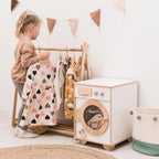 Natural Wooden Toy Washing Machine - SJB-DIAMOND ELITES