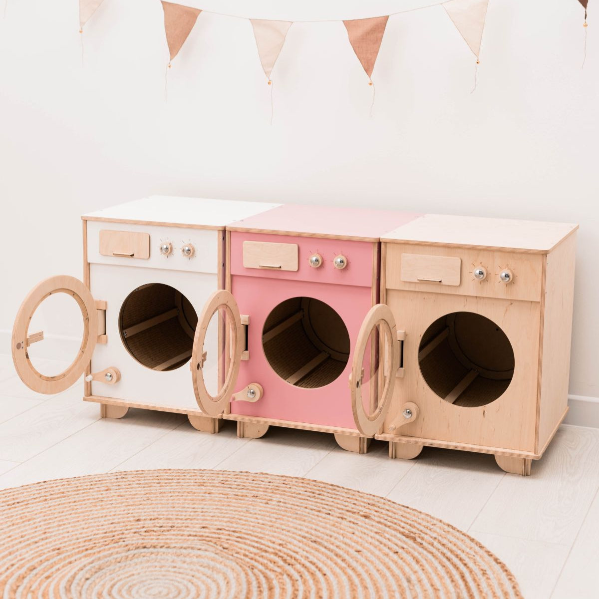 Color Wooden Toy Washing Machine - SJB-DIAMOND ELITES