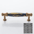 Navy Blue Ceramic Door Handles European Antique Furniture Handles Drawer Pulls Kitchen Cabinet Knobs And Handles Entry Door Handle With Door Lever For Right And Left Sided Doors Stevvex