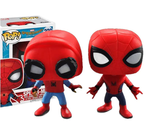 Funko Pop Avengers Iron Man Spider-Man Figures 220 & 222 Pi-Mart
