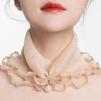 Neck Collars Fashion Scarves for Women And Girls Print Satin Silk Scarf Female Bandana Head Bib Scarfs For Ladies Stevvex