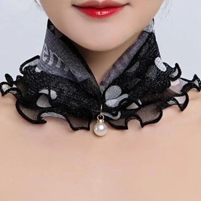 Neck Collars Fashion Scarves for Women And Girls Print Satin Silk Scarf Female Bandana Head Bib Scarfs For Ladies Stevvex