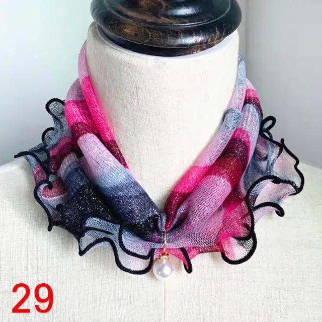 Neck Collars Fashion Scarves for Women And Girls Print Satin Silk Scarf Female Bandana Head Bib Scarfs For Ladies Stevvex