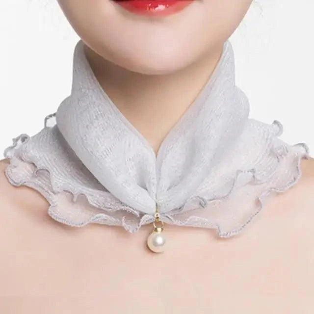 Neck Collars Fashion Scarves for Women And Girls Print Satin Silk Scarf Female Bandana Head Bib Scarfs For Ladies Stevvex