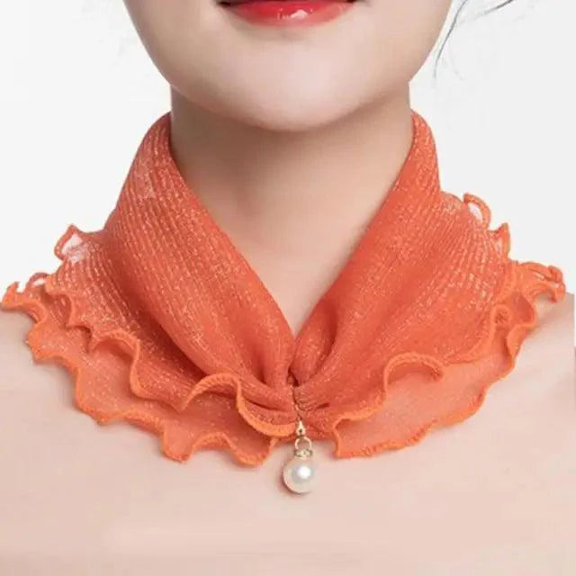 Neck Collars Fashion Scarves for Women And Girls Print Satin Silk Scarf Female Bandana Head Bib Scarfs For Ladies Stevvex