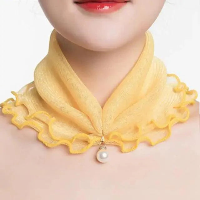 Neck Collars Fashion Scarves for Women And Girls Print Satin Silk Scarf Female Bandana Head Bib Scarfs For Ladies Stevvex