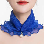 Neck Collars Fashion Scarves for Women And Girls Print Satin Silk Scarf Female Bandana Head Bib Scarfs For Ladies Stevvex