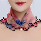 Neck Collars Fashion Scarves for Women And Girls Print Satin Silk Scarf Female Bandana Head Bib Scarfs For Ladies Stevvex