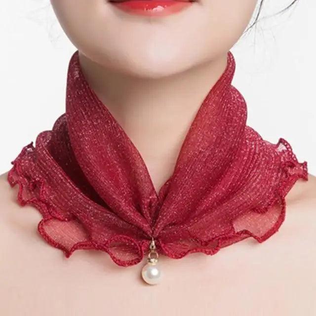 Neck Collars Fashion Scarves for Women And Girls Print Satin Silk Scarf Female Bandana Head Bib Scarfs For Ladies Stevvex