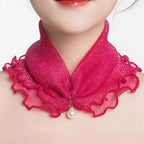 Neck Collars Fashion Scarves for Women And Girls Print Satin Silk Scarf Female Bandana Head Bib Scarfs For Ladies Stevvex