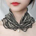 Neck Collars Fashion Scarves for Women And Girls Print Satin Silk Scarf Female Bandana Head Bib Scarfs For Ladies Stevvex