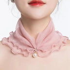 Neck Collars Fashion Scarves for Women And Girls Print Satin Silk Scarf Female Bandana Head Bib Scarfs For Ladies Stevvex