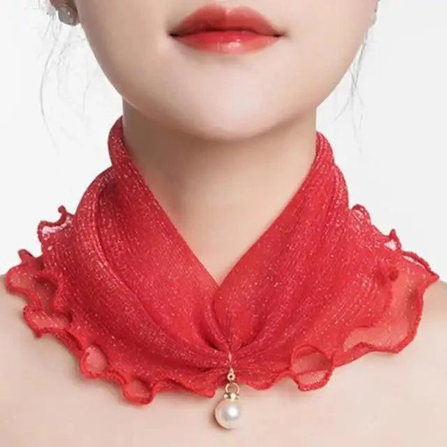 Neck Collars Fashion Scarves for Women And Girls Print Satin Silk Scarf Female Bandana Head Bib Scarfs For Ladies Stevvex
