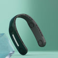 Neck Fan 4 Turbo 2400mAh Portable Ventilator Bladeless Cooling Mute Fan USB Rechargeable Wearable Neckband Fan for Outdoor USB Rechargeable Leafless Hanging Fans Air Cooler Cooling Wearable Neckband Fans Stevvex