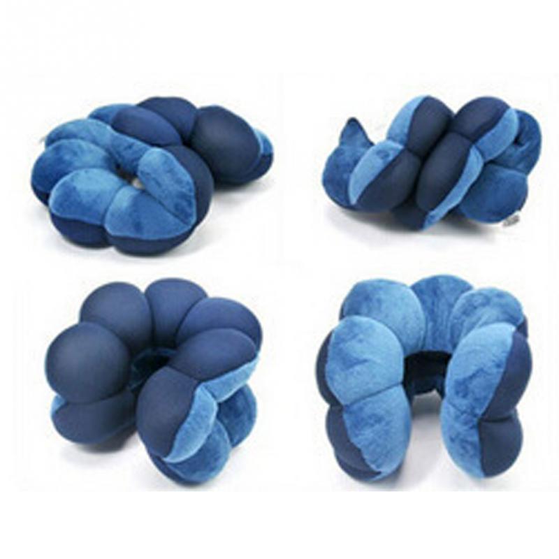 Neck Pillow Microbead Portable Pillow Travel Pillow Memory Foam Neck Pillow Support Comfortable & Breathable Cover Machine Washable Airplane Pillow Use at Home or On The Go To Support Feather Soft Microfiber Neck Pillow Your Neck Work Travel pillow Stevvex
