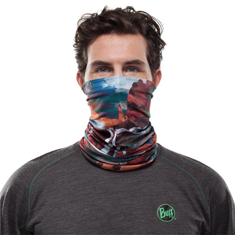 Neck Scarf Quick-drying Outdoor Riding Skiing Mask for Men Women Amazing Magic Headscarf Collar Women Biker Windproof Head Scarves Neck Warmer Cycling Camping Hiking Men Women Fashion Magic Scarves Turban Outdoor Headband Bandanas Washable Cloth Bandanas Stevvex