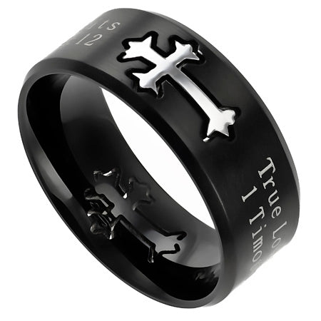 Black Neo Ring - True Love Waits KingdomWear