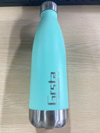 Neon Blue Water Bottle for Men Women & Kids Double Wall Stainless Steel Water Bottle Thermos Insulated Vacuum Flask Gym Sport Shaker Bottle Portable Thermoses Stylish Stainless Steel Bottle Keeps Water & Beverages All Day Hot Or Cold Stevvex