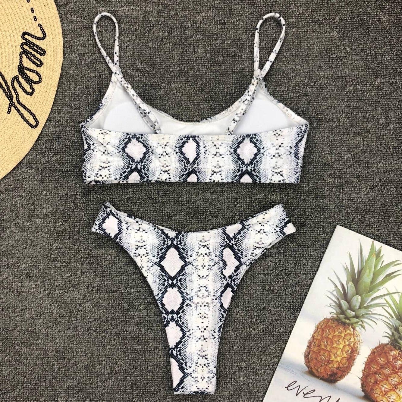 Neon Yellow Green Swimsuit Women Push Up Padded Micro Bikini Summer Beach Bathing Suit Beach Swimwear  Women's Scoop Neck Cut Out Front Lace Up Back High Cut One Piece Swimsuit Stevvex