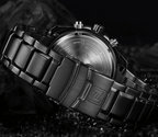 Men's  Waterproof Stainless Steel Watch With Chronometers Business Style Wristwatch Unique Design Perfect Gift - SJB-DIAMOND ELITES