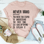 Nevermind Tee Peachy Sunday
