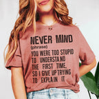 Nevermind Tee Peachy Sunday