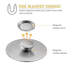 New 1PC Magnetic Soap Holder Tool Free Rustproof Sponge Holder Dish Holder Soap Dish For Bathroom Lavatory Home Soap Dish Suction Strongly Magnetic soap Holder Rustproof Stainless Soap Holder for Bathroom and Kitchen Stevvex