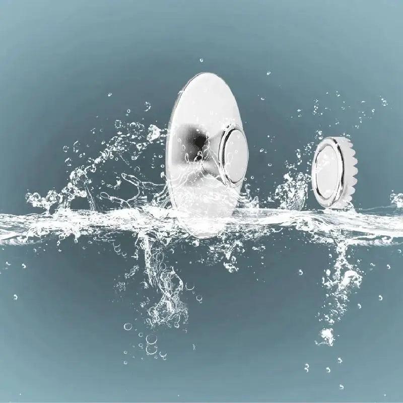 New 1PC Magnetic Soap Holder Tool Free Rustproof Sponge Holder Dish Holder Soap Dish For Bathroom Lavatory Home Soap Dish Suction Strongly Magnetic soap Holder Rustproof Stainless Soap Holder for Bathroom and Kitchen Stevvex