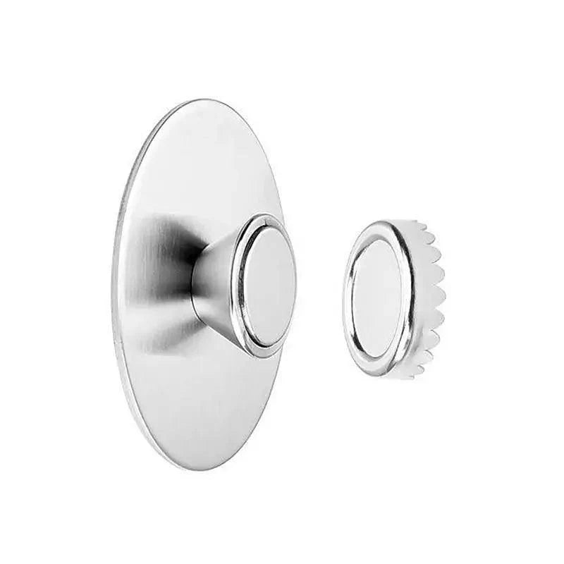 New 1PC Magnetic Soap Holder Tool Free Rustproof Sponge Holder Dish Holder Soap Dish For Bathroom Lavatory Home Soap Dish Suction Strongly Magnetic soap Holder Rustproof Stainless Soap Holder for Bathroom and Kitchen Stevvex