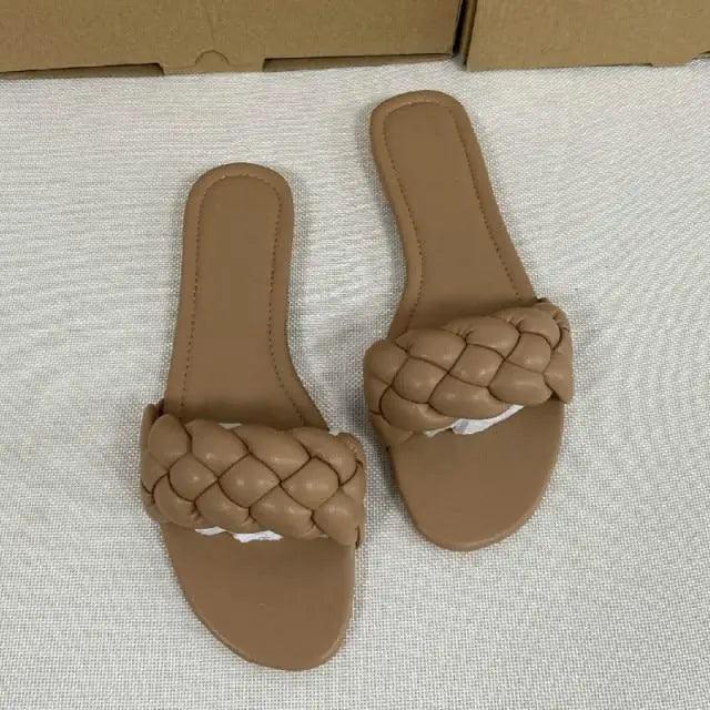 New 2021 Summer Sandals Flat Bottom Fashion Women Slides Sandals slipper -  Outdoor designer shoes for women Stevvex