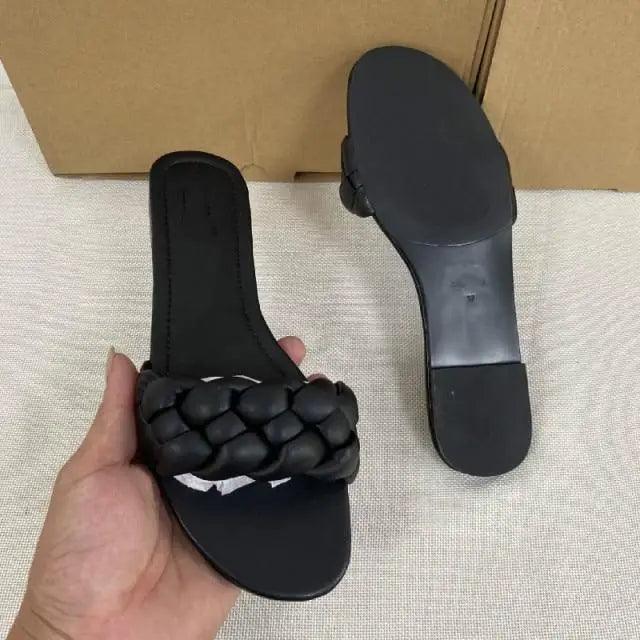 New 2021 Summer Sandals Flat Bottom Fashion Women Slides Sandals slipper -  Outdoor designer shoes for women Stevvex