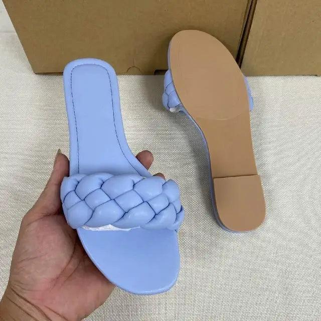 New 2021 Summer Sandals Flat Bottom Fashion Women Slides Sandals slipper -  Outdoor designer shoes for women Stevvex