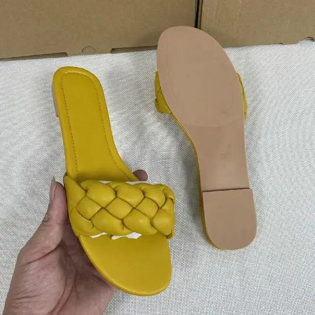 New 2021 Summer Sandals Flat Bottom Fashion Women Slides Sandals slipper -  Outdoor designer shoes for women Stevvex