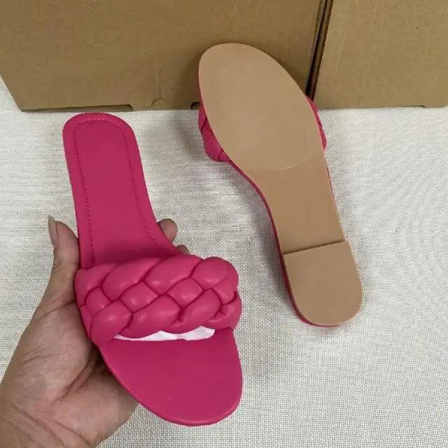 New 2021 Summer Sandals Flat Bottom Fashion Women Slides Sandals slipper -  Outdoor designer shoes for women Stevvex