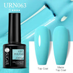 New 2022 Pink Blue Gel Nail Polish UV Color Changing Elegant Luxury Glossy Nail Design For Womens Stevvex