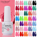 New 2022 Women Gel Nail Polish Pure Pink UV Gel Nail Polish Art Manicure Luxury Colorful Design For Ladies and Womens Stevvex