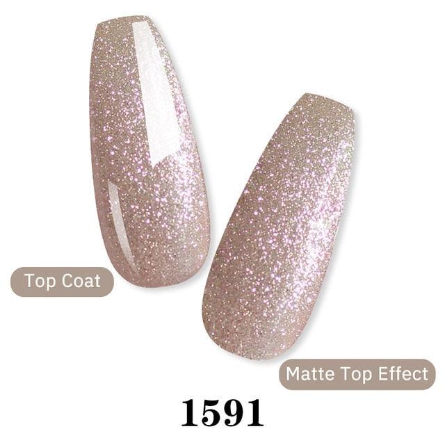 New 2022 Women Gel Nail Polish Pure Pink UV Gel Nail Polish Art Manicure Luxury Colorful Design For Ladies and Womens Stevvex