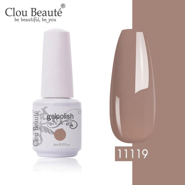 New 2022 Women Gel Nail Polish Pure Pink UV Gel Nail Polish Art Manicure Luxury Colorful Design For Ladies and Womens Stevvex
