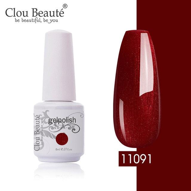 New 2022 Women Gel Nail Polish Pure Pink UV Gel Nail Polish Art Manicure Luxury Colorful Design For Ladies and Womens Stevvex