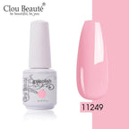 New 2022 Women Gel Nail Polish Pure Pink UV Gel Nail Polish Art Manicure Luxury Colorful Design For Ladies and Womens Stevvex