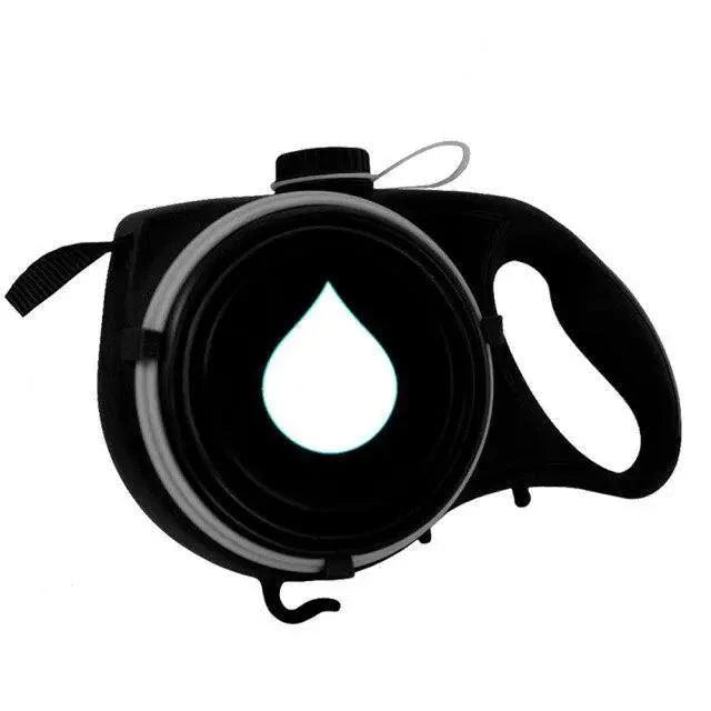 New 3 IN 1 Multifunctional Colorful Pet Leash With Built-in Water Bottle Bowl And Waste Bag Dispenser Modern Design For All Pets Stevvex