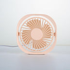 New 360° USB Fan Cooler Cooling Mini Fan Portable 3 Speed Super Mute Cooler for Office Cool Fans Car Home Notebook Laptop Portable Mini Fan for Bedroom Office Desktop Stevvex